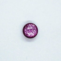 Glimmerknap med øje 11 mm Lilla