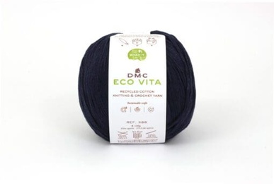 Garn Eco Vita 007 Marineblå