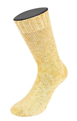 Strømpegarn Cotone Vegano Risotto 1506 Gulmeleret