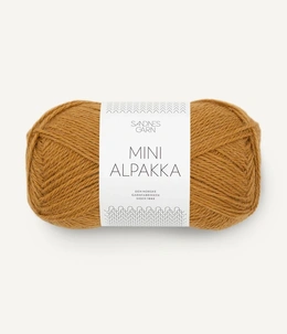 Garn Mini Alpakka 2335 Sennepsgul