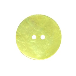 Perlemorsknap Gul 22 mm