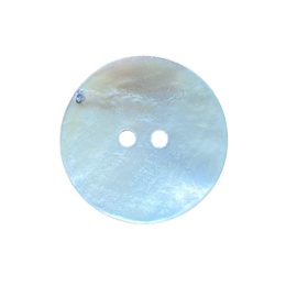 Perlemorsknap Lyseblå 22 mm