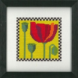 Fru Zippe broderi Valmue 1