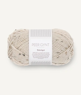 Garn PetiteKnit Peer Gynt 2512 Almond Tweed