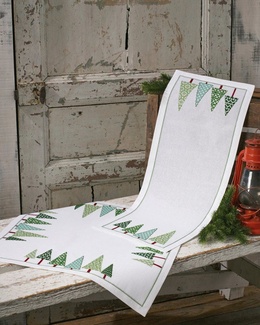 Broderikit til kvadratisk juledug