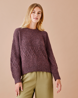 Strikkeopskrift til en Struktursweater