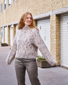 Strikkeopskrift til en raglansweater til voksne