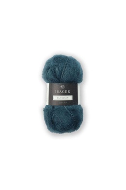 Garn Silk Mohair farve 16 Petrol