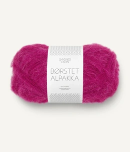 Garn Børstet Alpakka 4600 Jazzy Pink