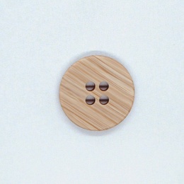 Knap meleret beige 15 mm