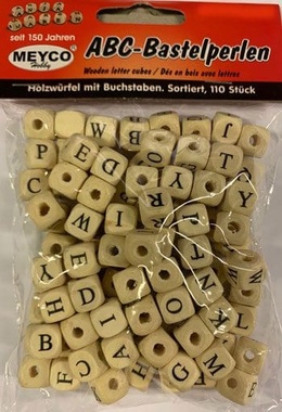 Bogstavperler i træ
