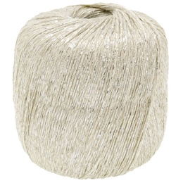 Effektgarn Brillino 032 Creme-Sølv