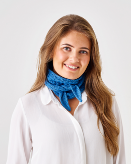 Strikkeopskrift på tørklæde med mønster