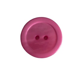 Plastikknap Pink 18 mm