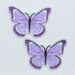 Strygemærker med sommerfugle