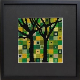 Broderi Skoven om foråret