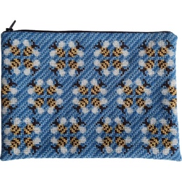 Broderet kosmetikpung Bee together