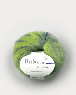Tykt mohairgarn Bella Color Lime
