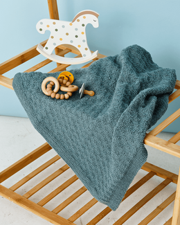 Strikkeopskrift til babytæppe