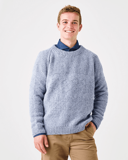 Strikkeopskrift til en sweater til mænd