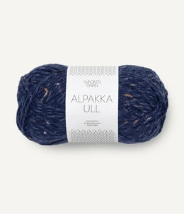 Garn Alpakka Ull 5585 Marine Tweed