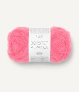 Garn Børstet Alpakka 4315 Bubblegum Pink