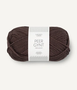 Garn Peer Gynt 3082 Brun