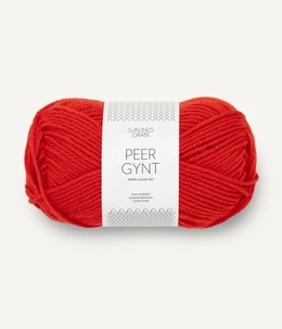 Garn Peer Gynt 4018 Scarlet Red