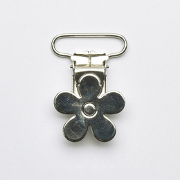 Seleclips Sølvblomst til suttesnore