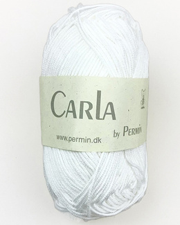 Garn Carla by Permin 882601 Hvid