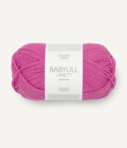 Garn Babyull Lanett 4628 Magenta