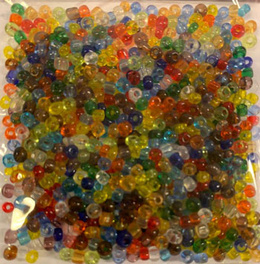 Glasperler - Rocailles 2,5 mm Blandede farver