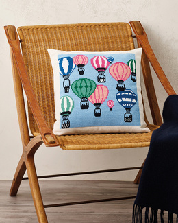 Broderikit til pude med luftballoner