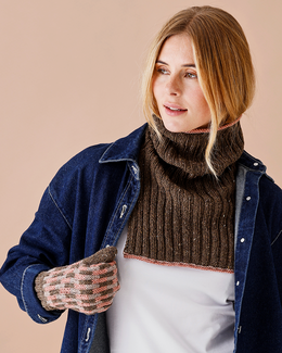 Strikkeopskrift til Halsedisse og vanter