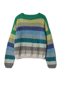 bluse-med-striber-i-sommerfarver-strikkekit