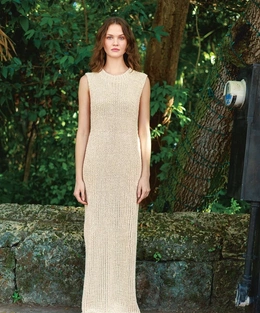 Carla Dress Strikkeopskrift til en lang sommerkjole