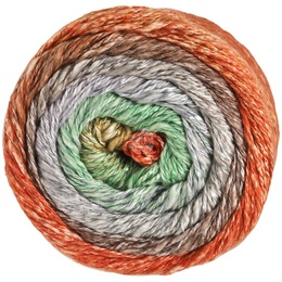 Multifarvet sommergarn Gomitolo Collina 1023