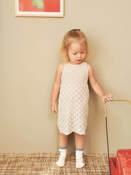 Strikkeopskrift til sommerkjole til baby