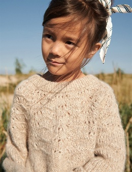 Lille Peacock Sweater - Strikkeopskrift