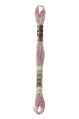 Broderigarn Mouline Spécial 25 "Amagergarn" farve 778 Rosa
