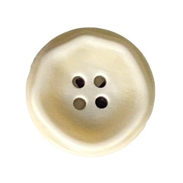 Plastikknap med 4 huller Ecru