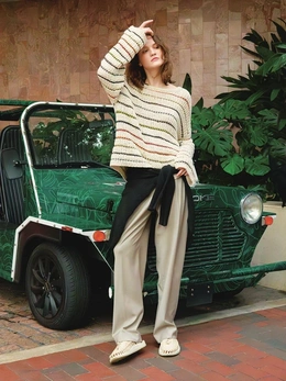 Strikkeopskrift til Sebrina Sweater