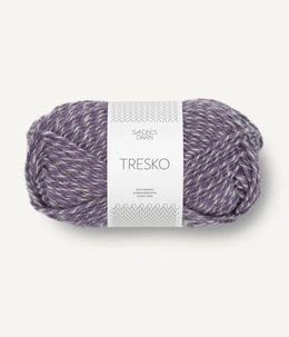 Billigt garn til bluser Tresko 5043 Lilla/Grå