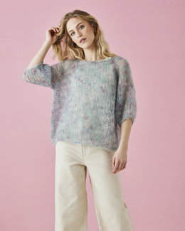 florlet-raglanbluse-strikkeopskrift