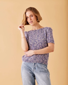 sommerbluse-strikkeopskrift