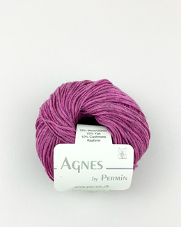 Garn Agnes by Permin 882712 Hindbær