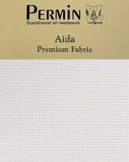 Aida broderistof Antique White Precut 5,4 tr.
