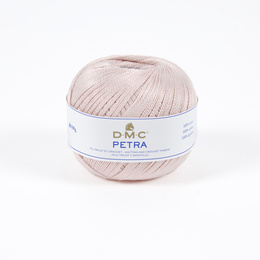 Hæklegarn af bomuld Petra 5 - 5225 Sart lys rosa