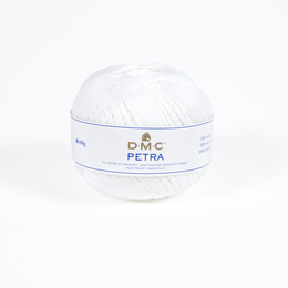 DMC hæklegarn Petra 5 B5200 Hvid