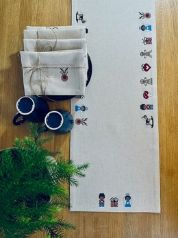 Gingerbread Broderikit til juleløber